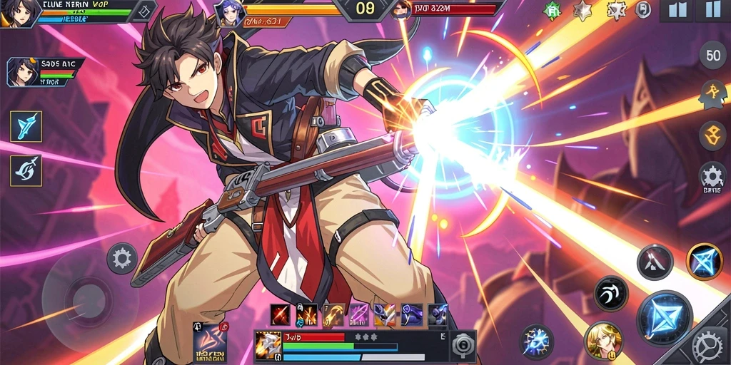 r6r6 - Tampilan karakter yang mendetail dan menarik.